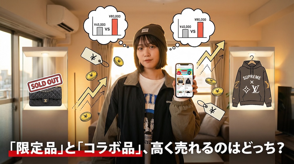 「限定品」と「コラボ品」、高く売れるのはどっち？